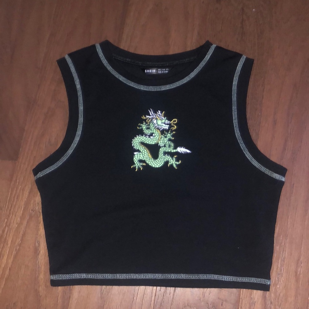 cute dragon crop top